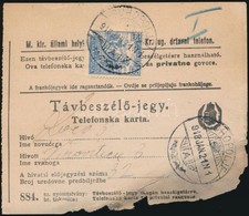 1918 Távbeszél? Jegy 25f Díjlerovással 'SUHOPOLJE' - Sonstige & Ohne Zuordnung