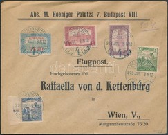 1918.07.08. Légi Levél Bécsbe / Airmail Cover To Vienna - Sonstige & Ohne Zuordnung