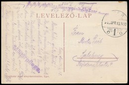 1915 Tábori Posta Képeslap 'K.u.k. Stabiles Reservespital In Eger (Ungarn)' - Sonstige & Ohne Zuordnung