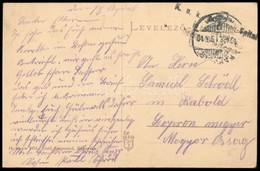 1916 Tábori Posta Képeslap 'K.u.k. Baracken-Spital In Kaposvár' - Sonstige & Ohne Zuordnung