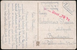 1917 Képeslap / Postcard 'S. M. Boot 79' - Altri & Non Classificati