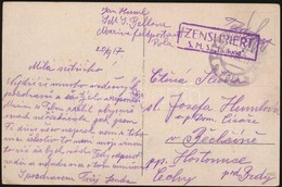 1917 Tábori Posta Képeslap 'S.M.S. BELLONA' - Other & Unclassified