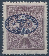 ** Debrecen I. 1919 Postatakarék 10f Kék Felülnyomással Garancia Nélkül (**20.000) - Sonstige & Ohne Zuordnung