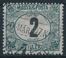 O 1920 Magyar Posta Portó 2f, Pont A  MAGYAR Után - Altri & Non Classificati