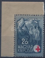 * 1942 Vöröskereszt 20f Elcsúszott Vöröskereszttel - Sonstige & Ohne Zuordnung