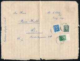 1934 Nagyalakú Levél Arcképek 96f Bérmentesítéssel / Cover With 96f Franking - Sonstige & Ohne Zuordnung