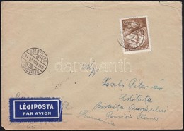 1936 Repül? 72f Egyes Bérmentesítés Légi Levélen Romániába / Airmail Cover To Romania - Sonstige & Ohne Zuordnung