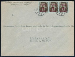 1945 (3. Díjszabás) Helyi Levél Kisegít? 3 X 2P/2P Bérmentesítéssel - Sonstige & Ohne Zuordnung