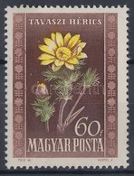 ** 1950 Virág 60f Felfelé Tolódott Zöld Színnyomat - Altri & Non Classificati