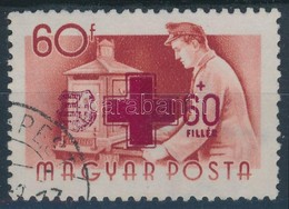O 1957 Vöröskereszt 60f, Festékhiányos Címer - Sonstige & Ohne Zuordnung