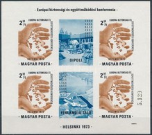 ** 1973 Helsinki Vágott Blokk (25.000) - Altri & Non Classificati
