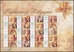 ** 2004 Karácsonyi Bélyegem (I.) - Angyalkák Promóciós Teljes ív Sorszám Nélkül (11.000) - Autres & Non Classés