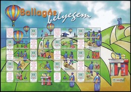 ** 2007 Ballagás Bélyegem (IV.) - H?légballon Promóciós Teljes ív (7.000) - Andere & Zonder Classificatie