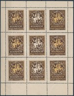 ** 1927/2aa IV. Magyar Filatelista Nap Emlék Kisív (9.000) - Andere & Zonder Classificatie