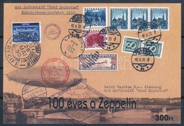 ** 2001/32 100 éves A Zeppelin Emlékív Sorszám Nélkül! (csak Néhány Példány Létezik) - Sonstige & Ohne Zuordnung