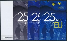 ** 2017 25 éves Az EU 4 Db-os Emlékív Garnitúra Azonos Sorszámmal (005) - Sonstige & Ohne Zuordnung