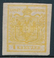 1850 Mi 1 (újra Gumizva, újnyomat ? / Regummed, Reprint?) (apró Sarokhiba / Corner Fault) - Sonstige & Ohne Zuordnung