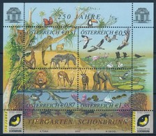 ** 2002 250 éves A Schönbrunn-i állatkert Blokk Mi 16 - Altri & Non Classificati