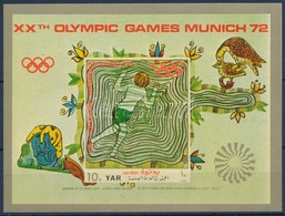 ** 1971 Müncheni Olimpia Blokk Mi 164 - Andere & Zonder Classificatie