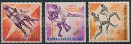 ** 1963 El?olimpiai Sportjátékok Sor Narancssárga Felülnyomással Mi 211-213 B - Altri & Non Classificati