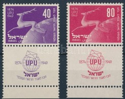 ** 1950 Felvétel Az UPU-ba Tabos Sor / Set With Tab Mi 28-29 - Andere & Zonder Classificatie