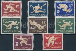 ** 1956 Nyári Olimpia, Melbourne Sor Mi 804-811 - Altri & Non Classificati