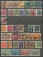 O 1920-1927 36 Db Bélyeg, Közte Sorok Variációkkal (Mi EUR 170,-) - Other & Unclassified