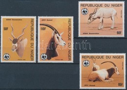 ** 1984 WWF Addax Sor Mi 941-944 + 4 CM + 4 FDC - Other & Unclassified