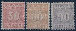 ** 1913 Verrechnungsmarken Mi 6-8 - Other & Unclassified