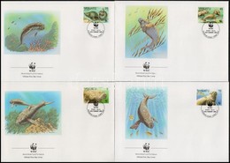 1988 WWF: Dugong Sor 4 Db FDC-n Mi 872-785 - Autres & Non Classés