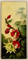 Hedvig Jelzéssel(1905): Virágcsendélet. Olaj, Vászon, 78×34 Cm - Sonstige & Ohne Zuordnung