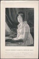 Cca 1800 Jean Godefroy: Madame Barbier Walbonne, Rézarc és Aquatinta, Papír, 31,5×20 Cm - Estampes & Gravures