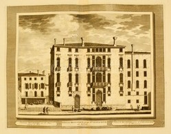 Cca 1715-1750 Domenico Lovisa (1690 K.-1750 K.): Velence: Palazza Mocenigo.rézmetszet, Papír, A Szerz? Il Gran Teatro Di - Prints & Engravings
