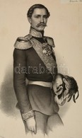 1854 Albert Szász-coburg-gothai Herceg (1819-1861) Nagyméret? K?nyomatos Portréja Ernestus Jelzéssel / 1854 Large Lithog - Prints & Engravings