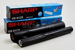 Sharp UX-91CR Fax Fest?szalag, 2 Db, Eredeti Bontatlan Csomagolásában, H: 22 Cm + UX-A450 Papírba Csomagolva - Sonstige & Ohne Zuordnung