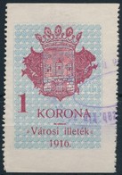 1914 Székesfehérvár Városi Illetékbélyeg 1 Sz. (30.000) - Non Classificati