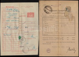 1925-1944 Versenylovak Csikólevele, Marhalevele, Származási Bizonyítványai, Stb., 5 Db - Ohne Zuordnung