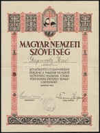 1940 A Magyar Nemzeti Szövetség Elismer? Oklevele. - Ohne Zuordnung