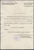 1941 Szigetújfalu, A Kispesti Katonai Parancsnokság Igazolása Szabó Részére Leventesegéd Tanfolyam Elvégzésér?l - Ohne Zuordnung
