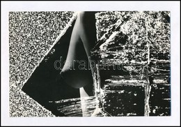Cca 1976 Gervai Tamás (?-?) Debreceni Fotóm?vész Hagyatékából Feliratozott Vintage Fotó + 1 Db Kiállítási Meghívó - Sonstige & Ohne Zuordnung