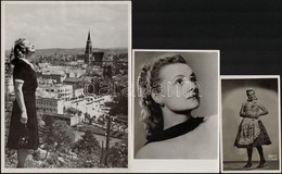 Rácz Vali (1911-1997) Színész- és énekesn? Gyermekkorától Feln?ttkoráig, 4 Db Fotó, 13,5×8,5 és 24×18 Cm Közötti Méretek - Sonstige & Ohne Zuordnung