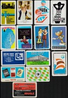 1965-1979 14 Db Reklámos Kártyanaptár - Werbung
