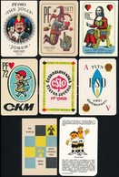 11 Db Kártyamotívum Jórészt Kártyanaptrakon - Werbung