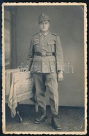 Cca 1940-1944 Német Hegyi Vadász Katona Fotója, 13x9 Cm / German Soldier - Andere & Zonder Classificatie