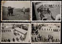 Cca 1940-1945 Katonai Kivégzések, 4 Db Vintage Fotó, 6x9 Cm - Sonstige & Ohne Zuordnung
