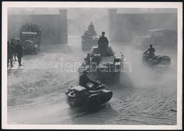 Cca 1941-1943 Deutsches Afrikakorps, Páncélosok, 13x18 Cm / Deutsches Afrikakorps, Photo - Altri & Non Classificati