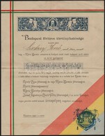 1891 Dekoratív Meghívó A Budapesti 32-ik Számú Cs. és Kir. Gyalogezred Fennállásának 150. évfordulójára Rendezett ünnepé - Other & Unclassified