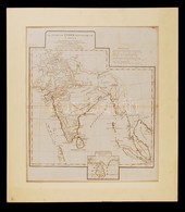 1788 Andor D'Anville: India és Távol Kelet Rézmetszet? Térképe / 1788 Map Of India And The Far-East Etched By J. Harriso - Andere & Zonder Classificatie