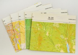 Gyöngyös Környéke, 1:10000, 5 Db Topográfiai Térkép - Sonstige & Ohne Zuordnung