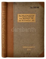 1914 Schuchardt és Schütte Szerszámkatalógus. 432 P. Kiadói Félvászon-kötésben, Jó állapotban. - Ohne Zuordnung